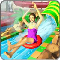 Giant Water Slide Adventure: Water Park Racing