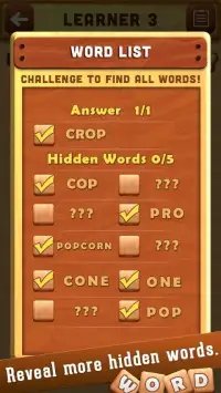 Word Crush : Swipe Hidden Words Screen Shot 2