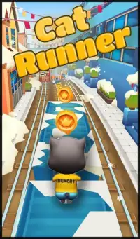 Subway Cat : dash & Run Endless Simulator Game Screen Shot 3