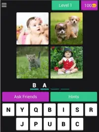 *4 Pics 4 Letter Word: Puzzle** Screen Shot 10