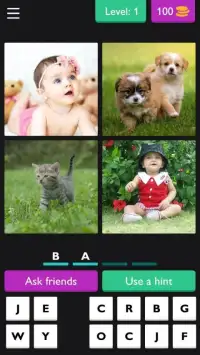 *4 Pics 4 Letter Word: Puzzle** Screen Shot 25