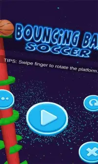 Bounce Ball Soccer - Colorful - HeliX 3D Tower Screen Shot 3