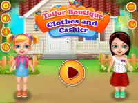 Tailor Boutique Clothes and Cashier Super Fun Game Screen Shot 8
