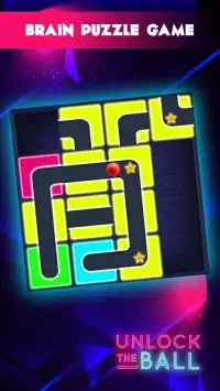 Neon Ball - Classic Slide Puzzle Game Screen Shot 9