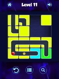 Neon Ball - Classic Slide Puzzle Game Screen Shot 1