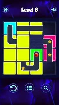 Neon Ball - Classic Slide Puzzle Game Screen Shot 5