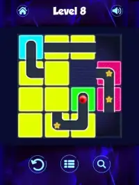 Neon Ball - Classic Slide Puzzle Game Screen Shot 0