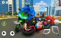 Infinity Superhero Moto GTR Stunt Racing 2018 Screen Shot 2