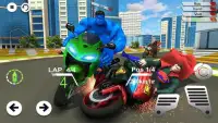 Infinity Superhero Moto GTR Stunt Racing 2018 Screen Shot 8