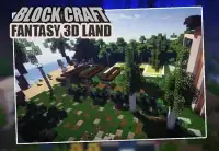 block build craft fantasy 3D land Screen Shot 4