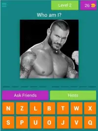 WWE Wrestler Quiz Screen Shot 2