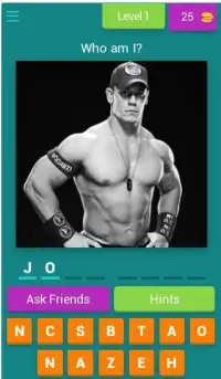 WWE Wrestler Quiz Screen Shot 5