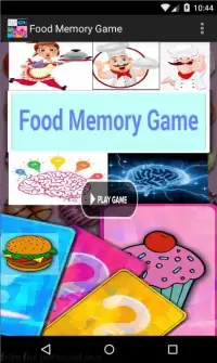 Food Memory Game Screen Shot 4