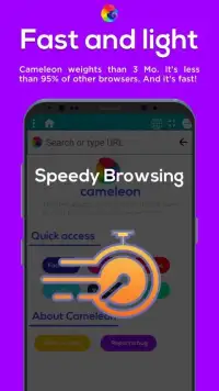 Cameleon - Privacy Ad Blocker and Float Browser Screen Shot 2