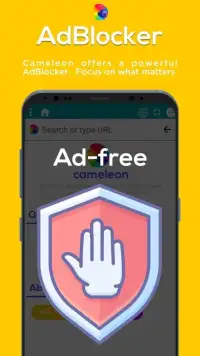 Cameleon - Privacy Ad Blocker and Float Browser Screen Shot 4