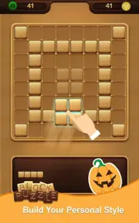 Wooden Block Puzzle: Classic Block Game Screen Shot 1