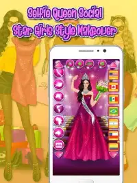 Queen Social Star Girls Style Makeover Screen Shot 5