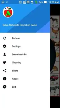 Baby Alphabet Education Game Screen Shot 0