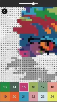 Coloring Animals Pixel Art Game Free Screen Shot 1