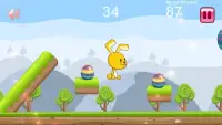 Easter Bunny Rabbit Race : Fun Rainbow Egg Hunt Screen Shot 5