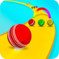 Cricket Ball Twist : Rainbow Color