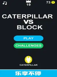 Caterpillar vs Block-Strategy Popular .IO Games Screen Shot 1