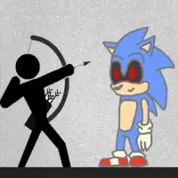 Stickman Archer vs Stickman Sonic Screen Shot 0