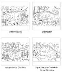 Jurassic World Coloring Pages Screen Shot 13