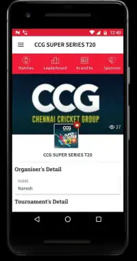 CCG SUPER SERIES T20 Screen Shot 0