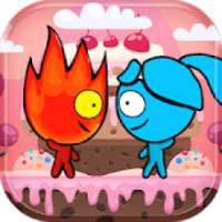 Red boy and Blue girl - Candy World Adventure