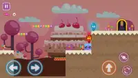 Red boy and Blue girl - Candy World Adventure Screen Shot 0