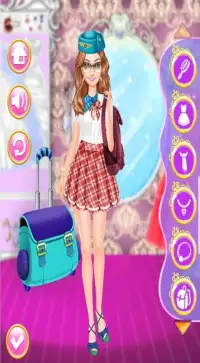 Air Hostess Life Style - DressUp Game Screen Shot 0