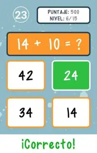 Juegos Matemáticos para Niños Screen Shot 2