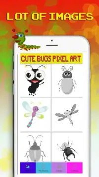 cute bugs Pixel Art Screen Shot 4