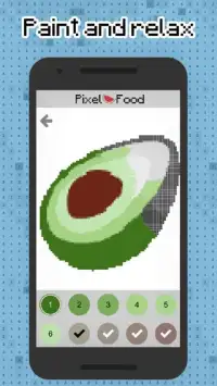 Color by Number Food - Food Coloring pixel art Screen Shot 4