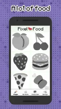 Color by Number Food - Food Coloring pixel art Screen Shot 2