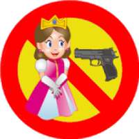 Don't shoot the princess ! .Shoot 100 monsters.