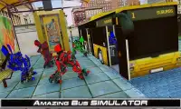 Robot Bus game - Robot Passenger Bus Simulator Screen Shot 6