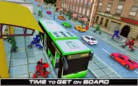 Robot Bus game - Robot Passenger Bus Simulator Screen Shot 1