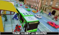 Robot Bus game - Robot Passenger Bus Simulator Screen Shot 5