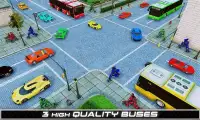 Robot Bus game - Robot Passenger Bus Simulator Screen Shot 4