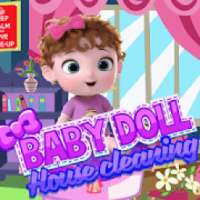 Kids Game: Baby Doll House Cleaning