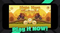 Moto Hero Challenge - Motocross Game! Screen Shot 0