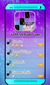 GFRIEND Piano Game Screen Shot 2