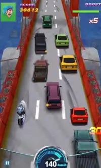Moto racing - Traffic race 3D Screen Shot 0