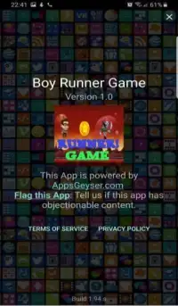 Boy Runner Game Screen Shot 1