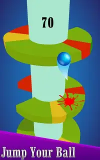 Helix Paint Ball Tower Jump Screen Shot 5