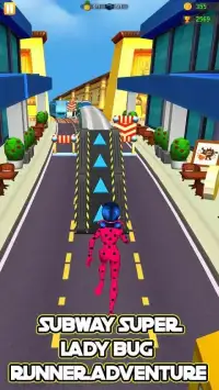 Subway Super Lady - Bug Runner Adventure Screen Shot 1