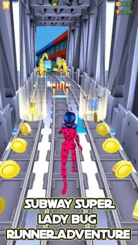 Subway Super Lady - Bug Runner Adventure Screen Shot 0