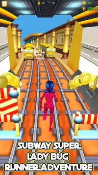 Subway Super Lady - Bug Runner Adventure Screen Shot 2